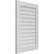 Ekena Millwork Vertical Surface Mount PVC Gable Vent: Non-Functional, w/ 3-1/2"W x 1"P Standard Frame, 26"W x 38"H GVPVE26X3801SN - alternate 4